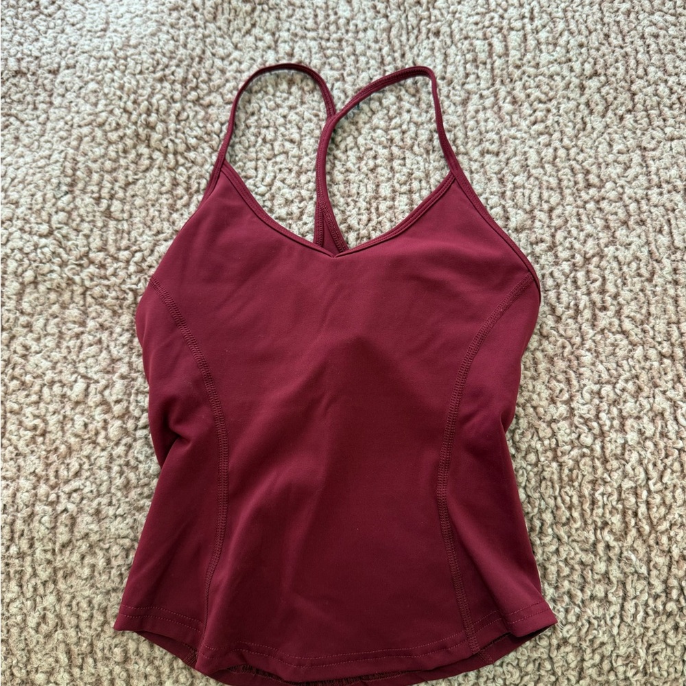 Garage Burgundy Tank Top